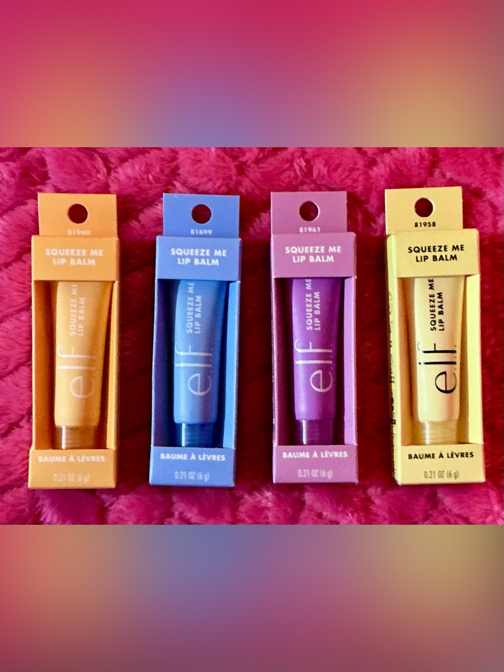E.L.F. Squeeze Me Lip Balm Duo - Blue & Purple Hydration Set